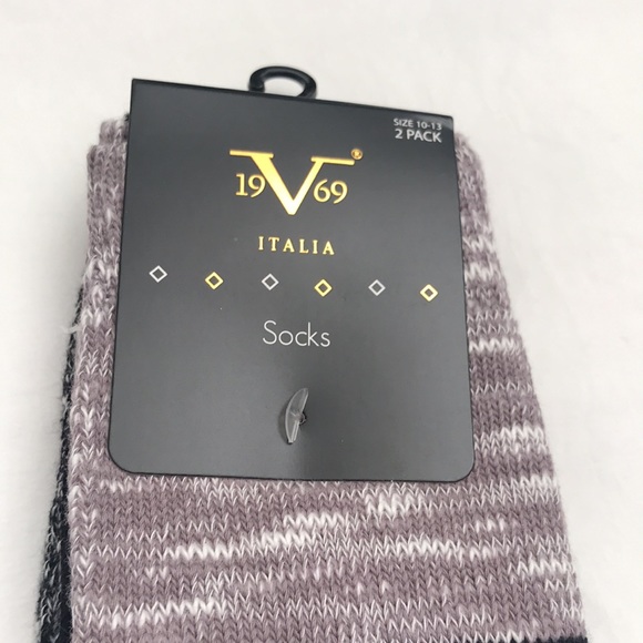 19V69 ITALIA MENS DRESS SOCKS SIZE 10-13 6 PAIRS I LOVE THEM FREE GIFT - Picture 2 of 8